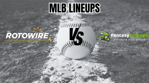 mlb lineups rotowire